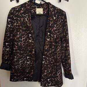 UO Leopard Print Blazer